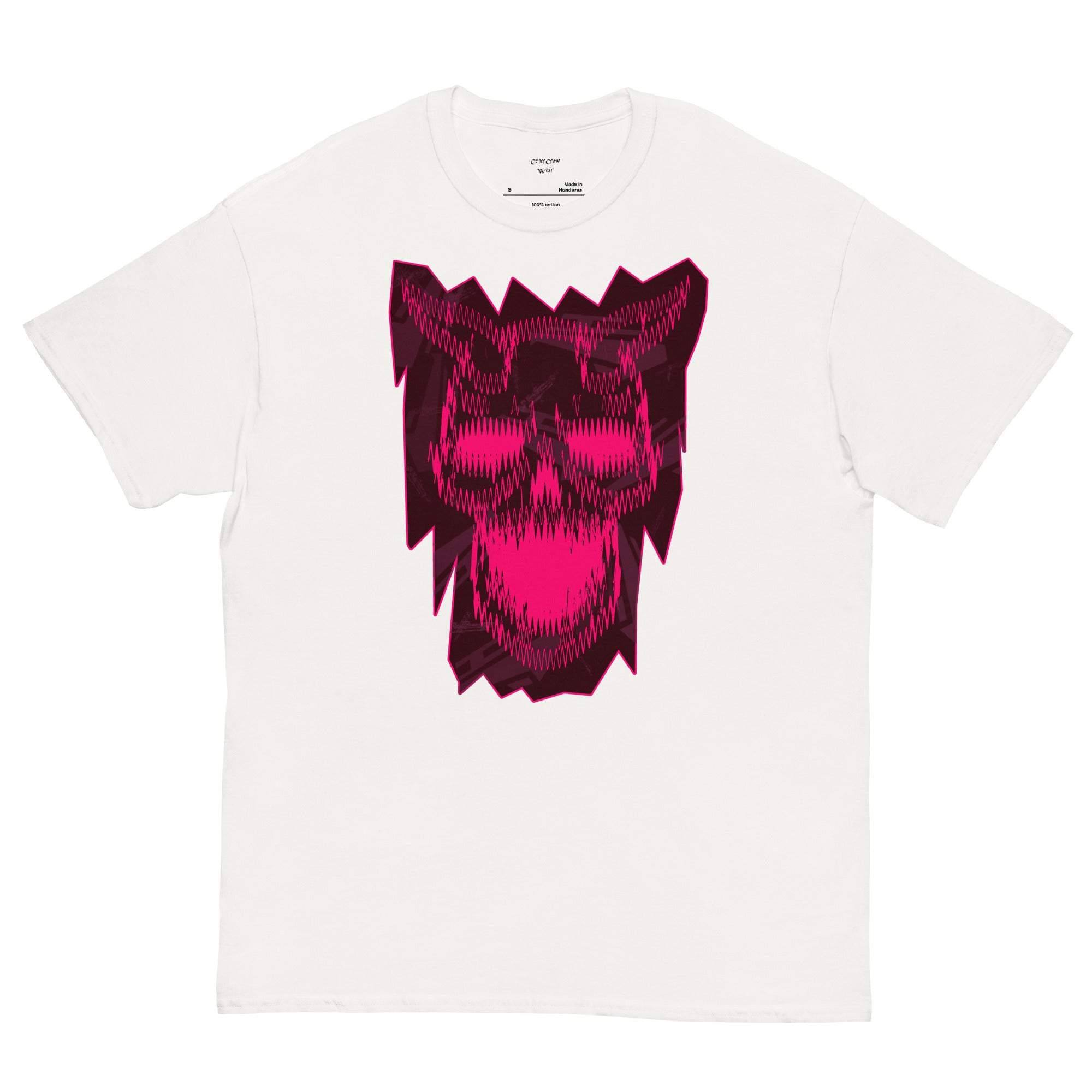 Distorted Skull Unisex classic tee - EtherCrow Wear